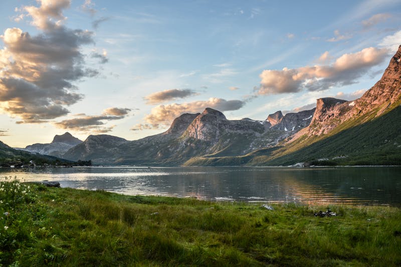Sommerlandskap på Senja